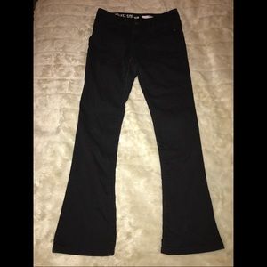 DKNY black boot cut jeans size 8